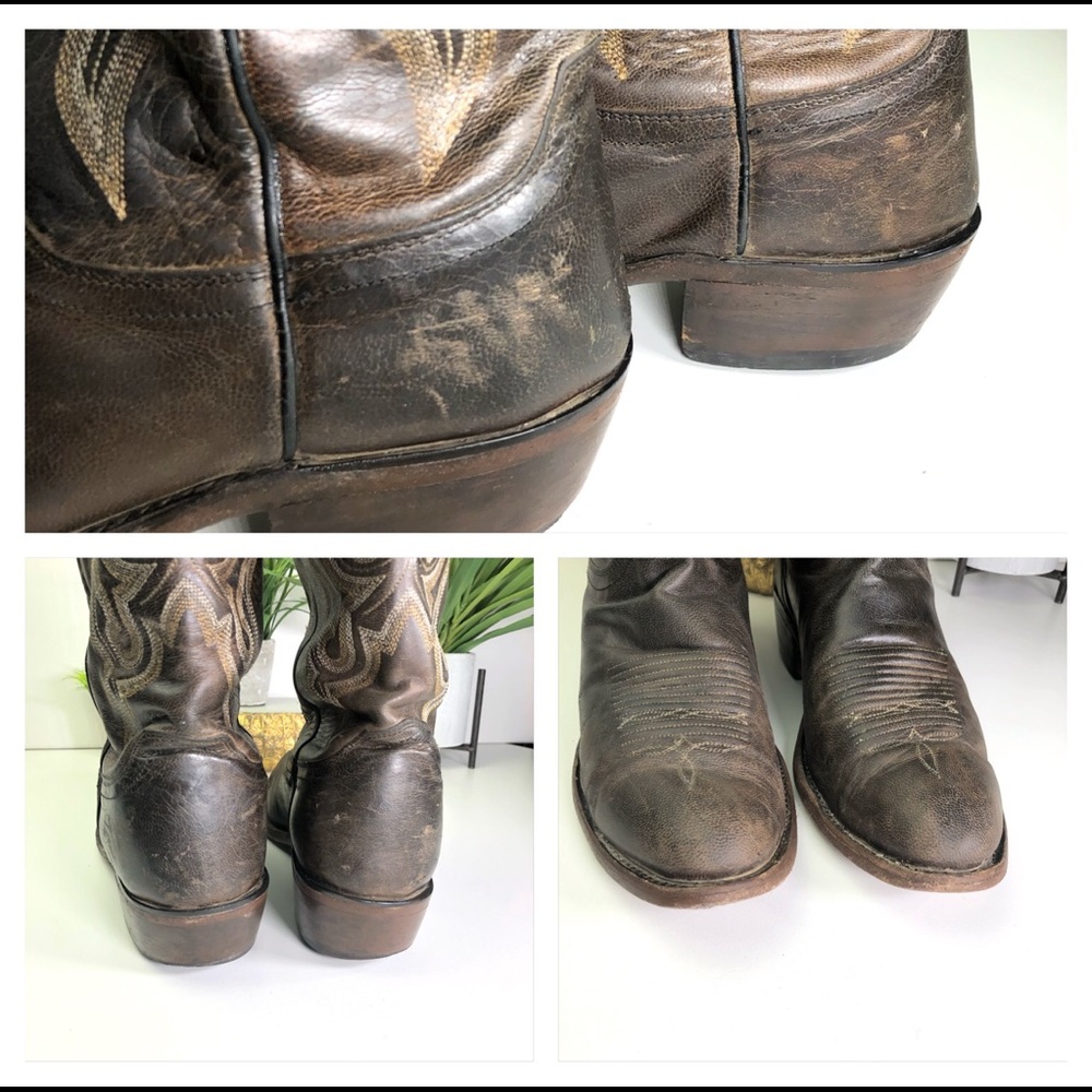 Lucchese Peanut Brittle Mad Dog Western Boots - Picture 7 of 8